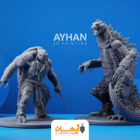 پرینت سه بعدی اکشن فیگور و مجسمه‌های ظریف با پرینتر رزینی فرم‌لبز (Formlabs)